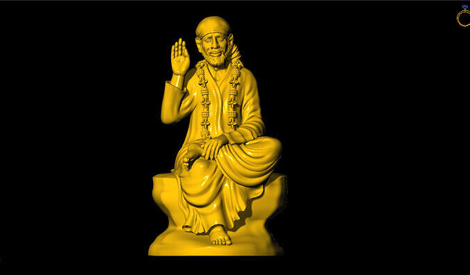 Sai baba 3D Model  3D print model