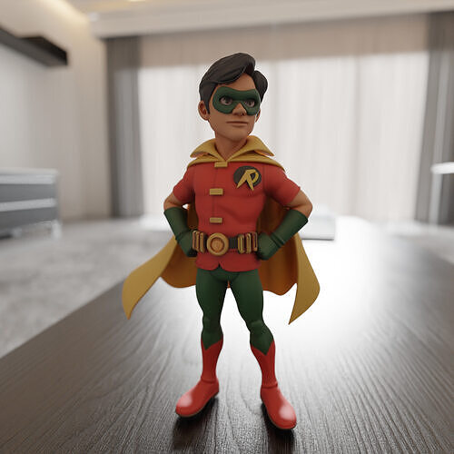Robin 3D print model