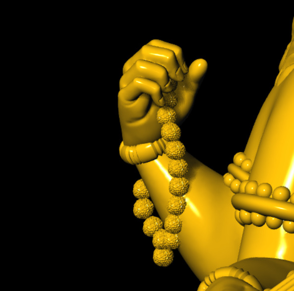 Saraswathi Devi 3D Model 3D print model_9