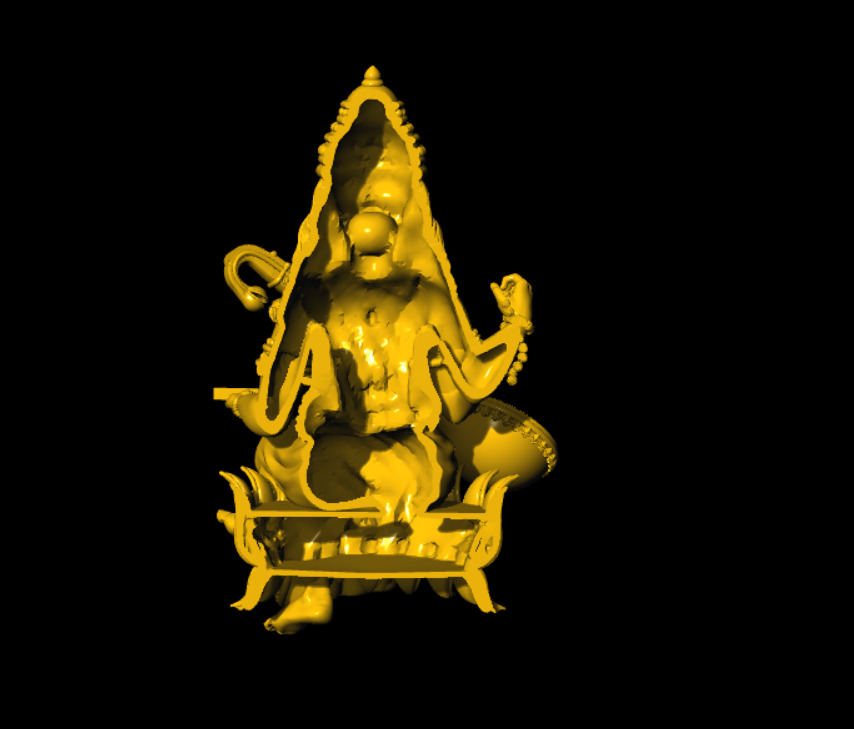 Saraswathi Devi 3D Model 3D print model_7