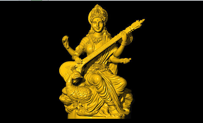 Saraswati 3d printed model 3D print model