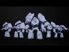 Ice golem low-poly game engine ready 3D model Low-poly 3D model_2