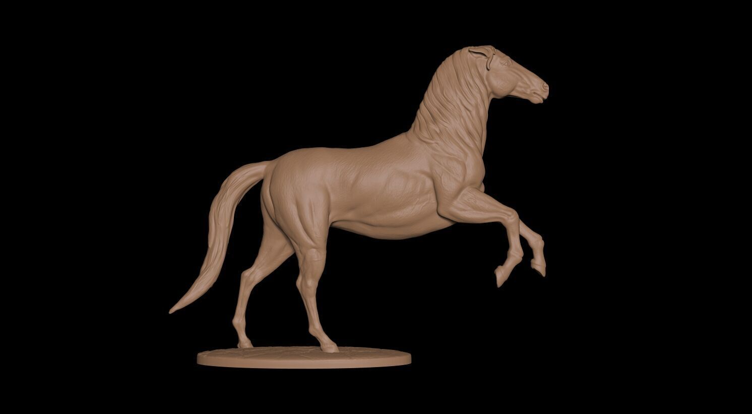 Caballo 3D print model_1