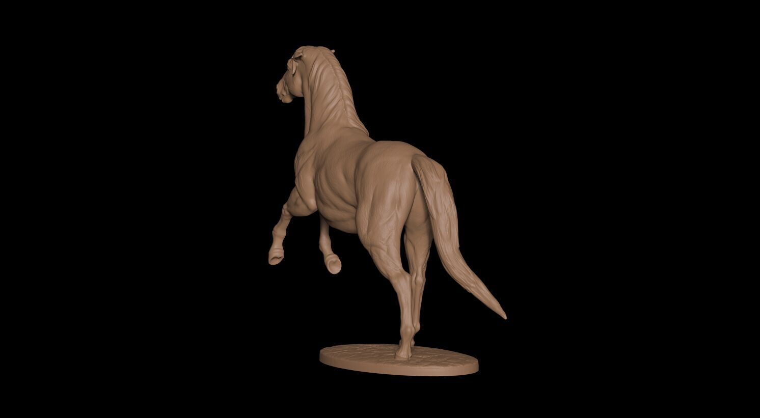 Caballo 3D print model_4