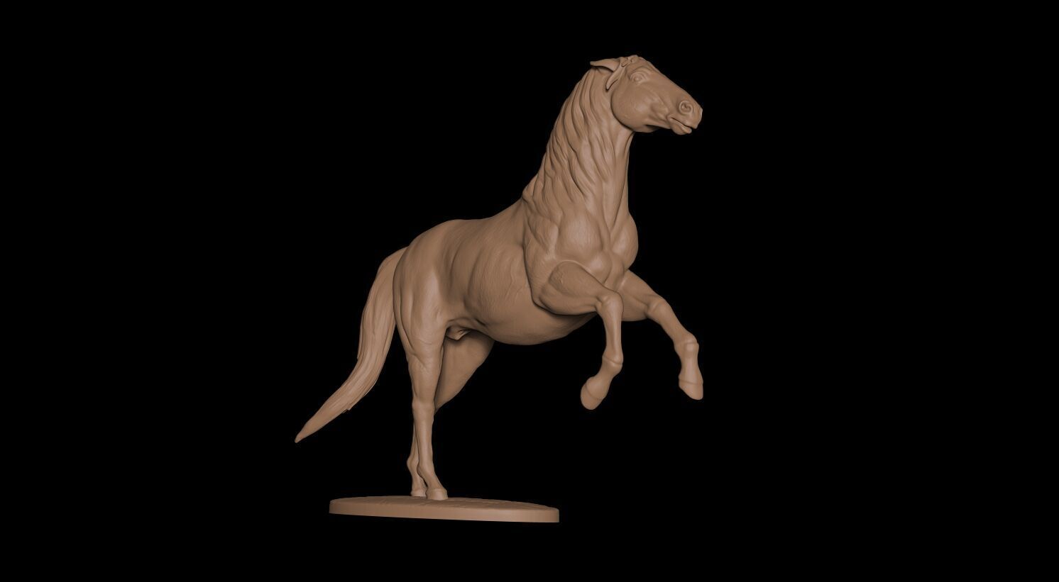 Caballo 3D print model_11