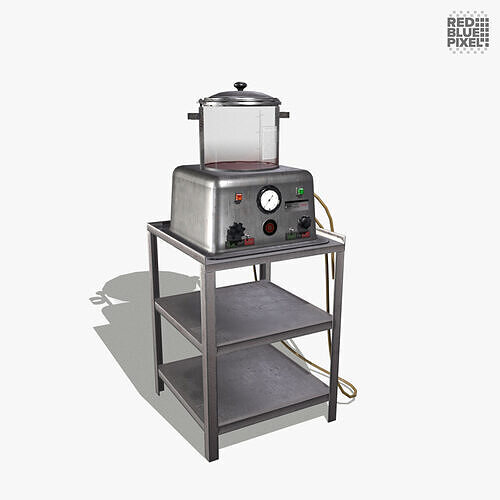 Embalming Machine Low-poly 3D model