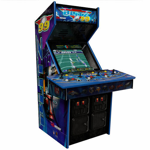 Football Blitz Arcade Cabinet Retro Low-poly 3D model