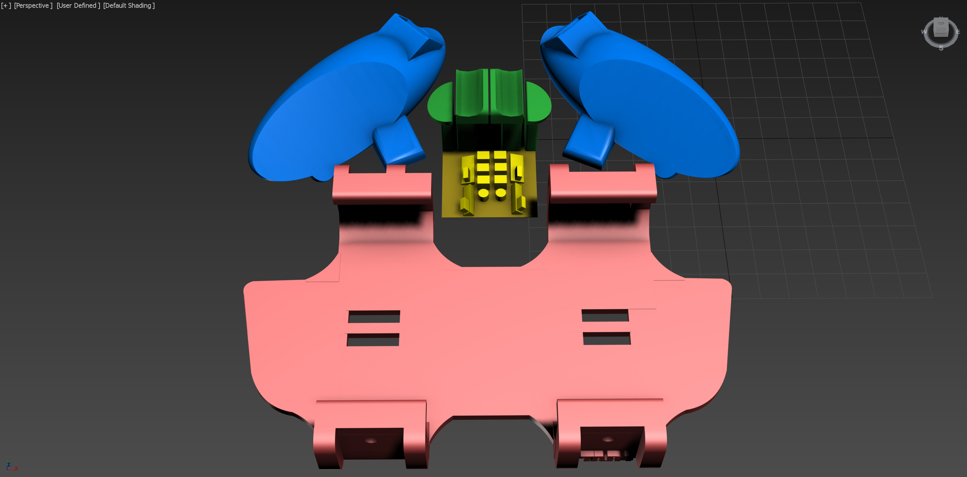 Sony Playstation Vita 1000 OLED Triggers 3D print model_3