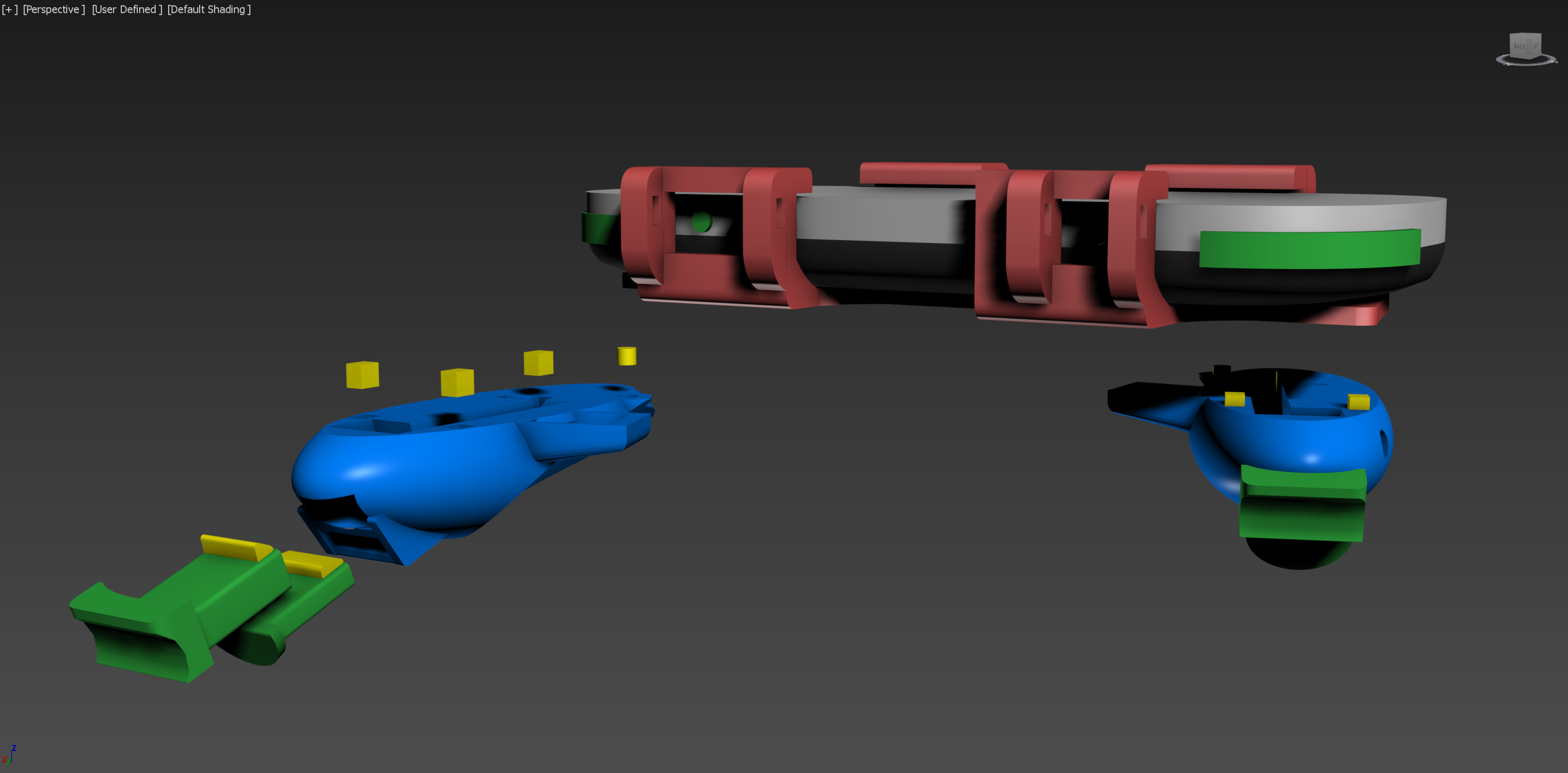 Sony Playstation Vita 1000 OLED Triggers 3D print model_1