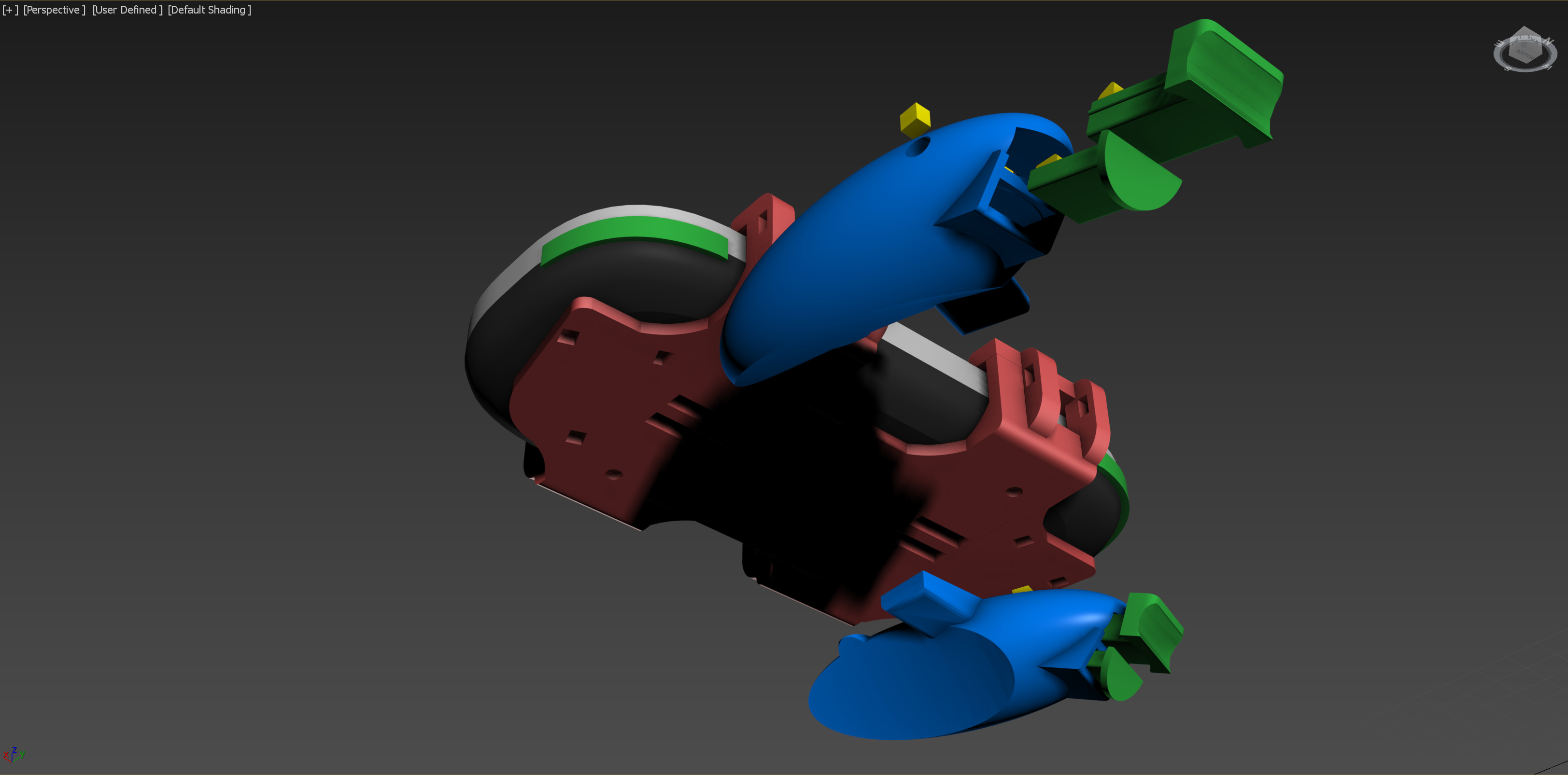 Sony Playstation Vita 1000 OLED Triggers 3D print model_2