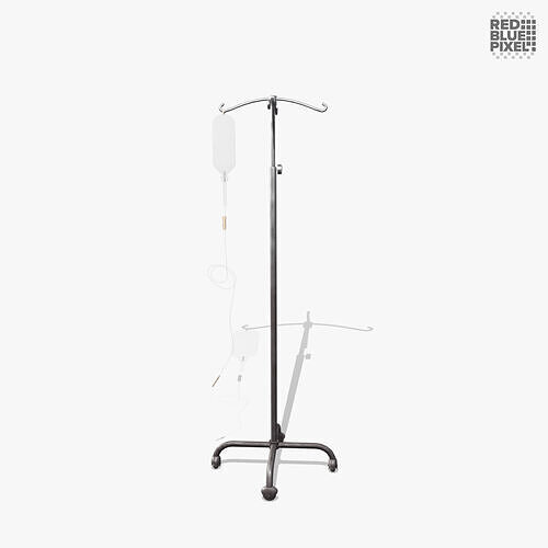 IV Pole Low-poly 3D model