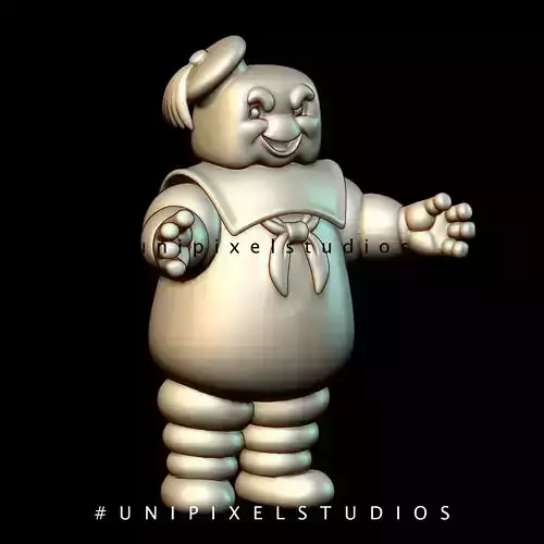 Stay Puft Marshmallow Man STL  3D print model
