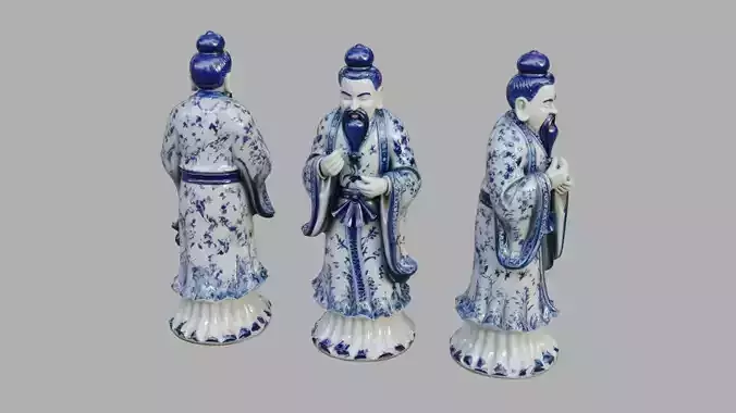 Porcelain Statue Decorative Figurine