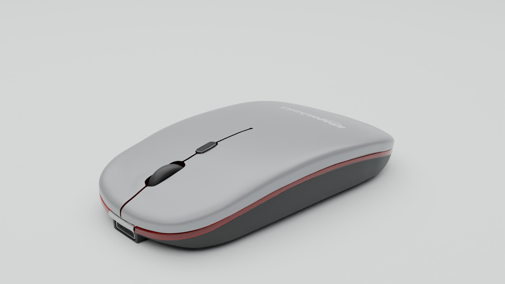 Computer Mouse Low-poly 3D model_3