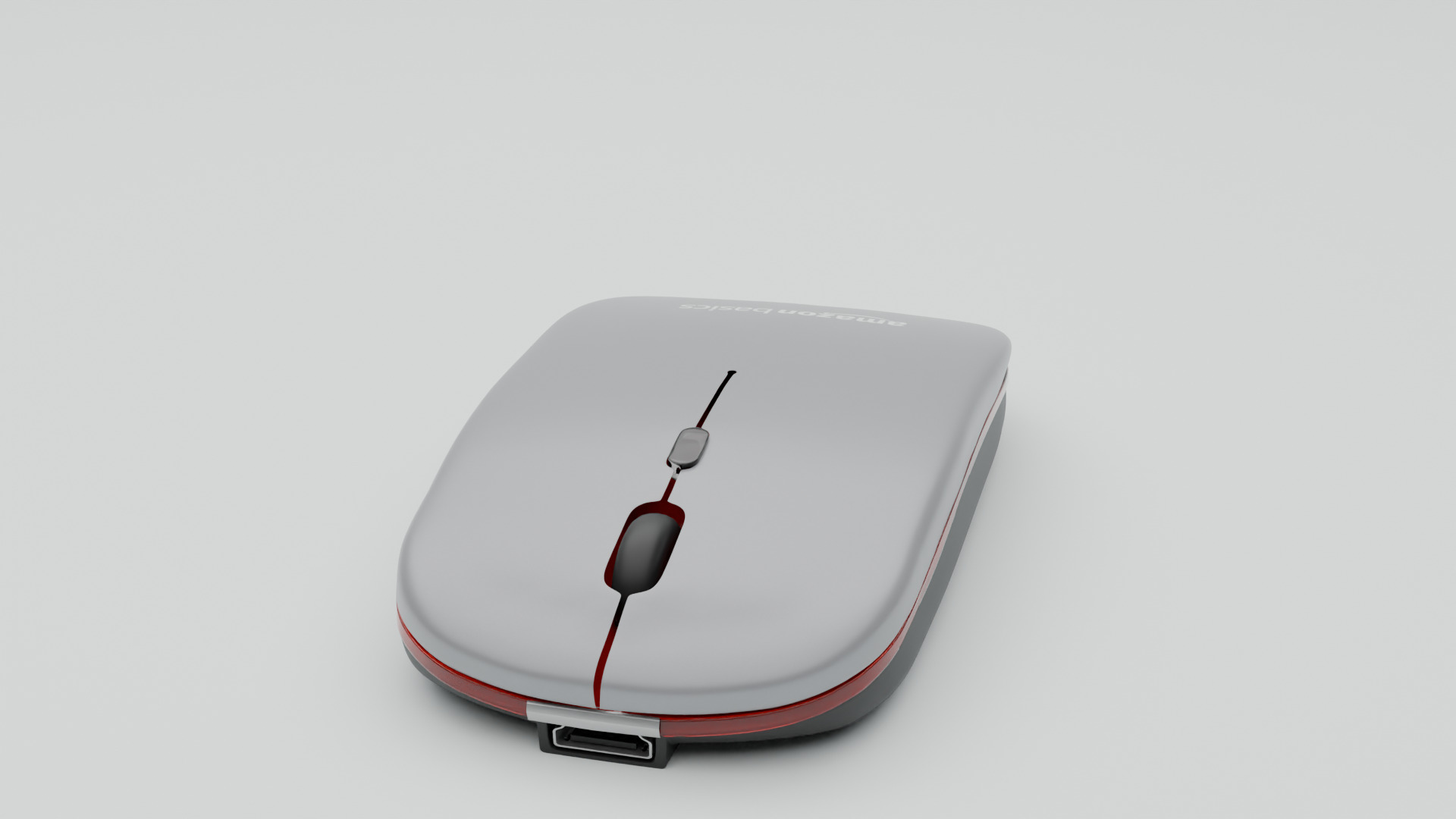 Computer Mouse Low-poly 3D model_2