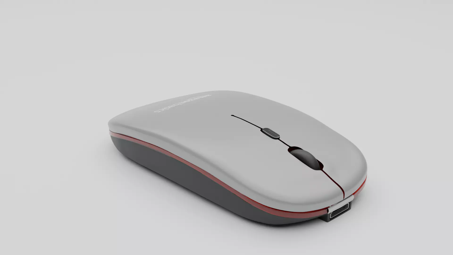 Computer Mouse Low-poly 3D model_0