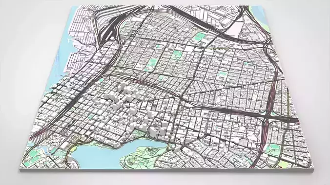 Cityscape Oakland California United States