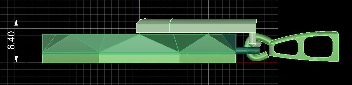 facet pendent 3D print model_3