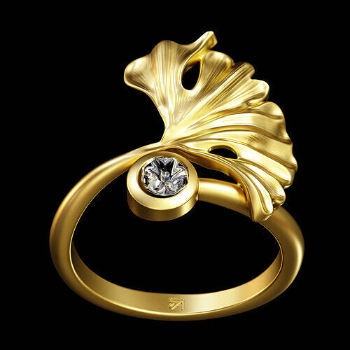 Gingko Ring-V1 3D print model