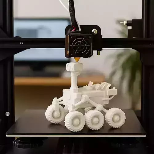 Mars Rover Robot STL 3D Printable Planetary Exploration Vehicle 3D print model