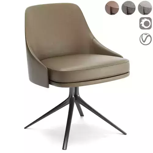 Stanford Bridge Chair without Armrest 3D model