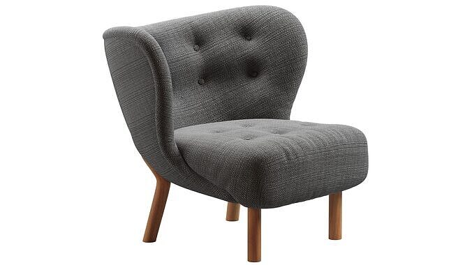 Little Petra Lounge Chair 3D model
