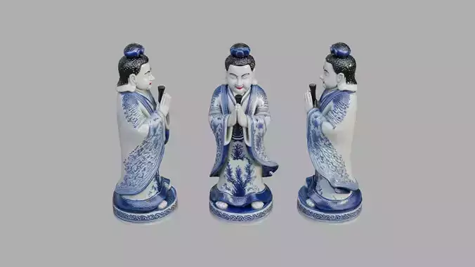Porcelain Statue 3D Print Ready