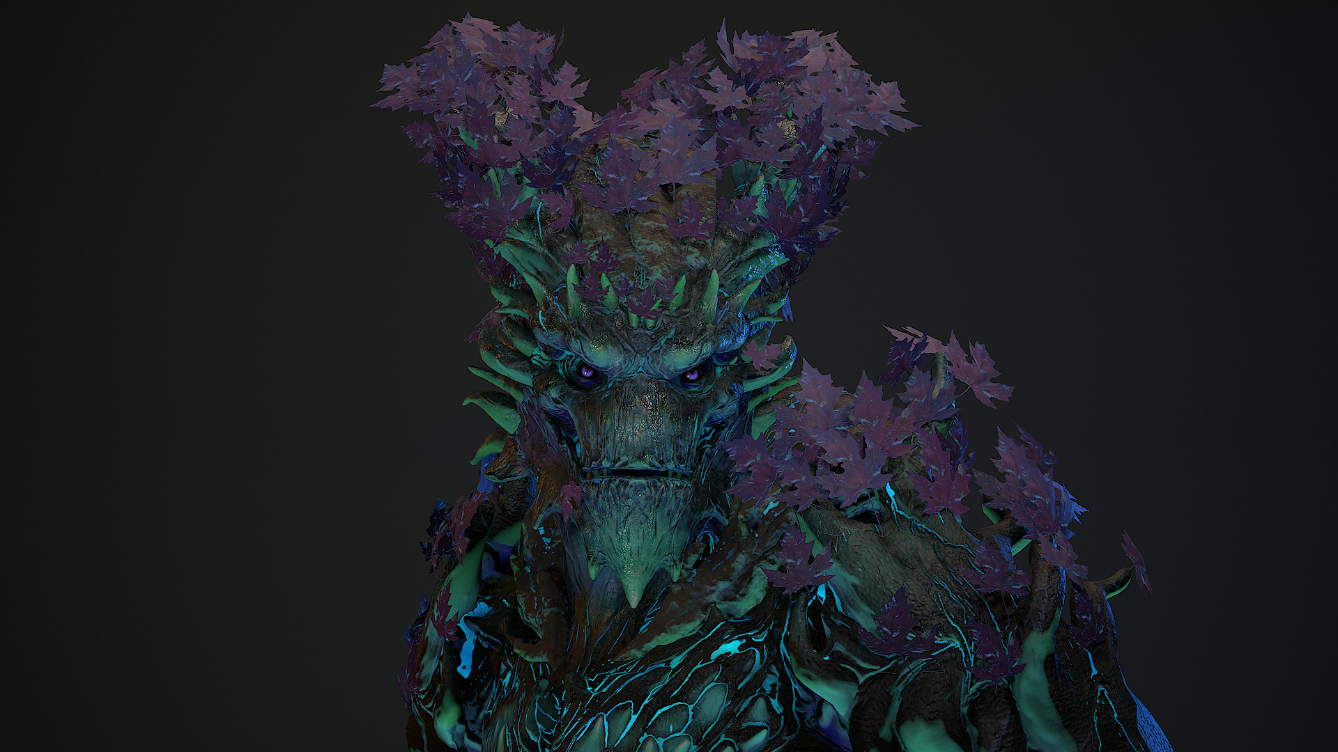 Golem 2 Low-poly 3D model_6