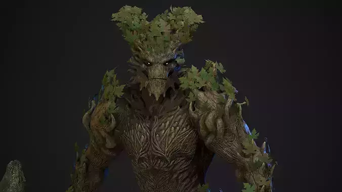 Golem 2 Low-poly 3D model