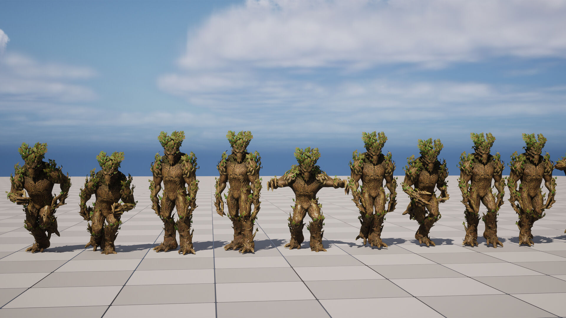 Golem 2 Low-poly 3D model_23