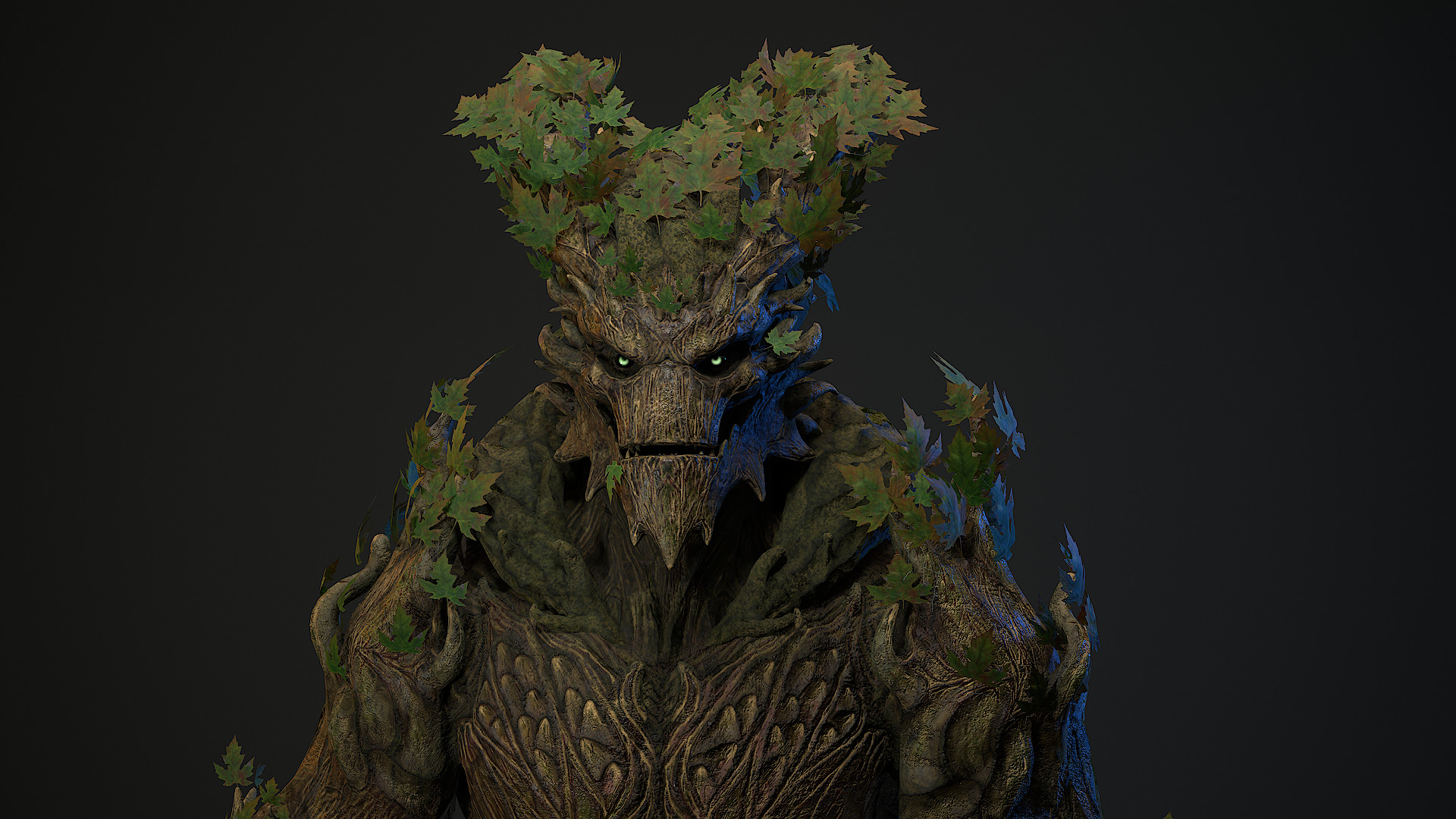 Golem 2 Low-poly 3D model_2