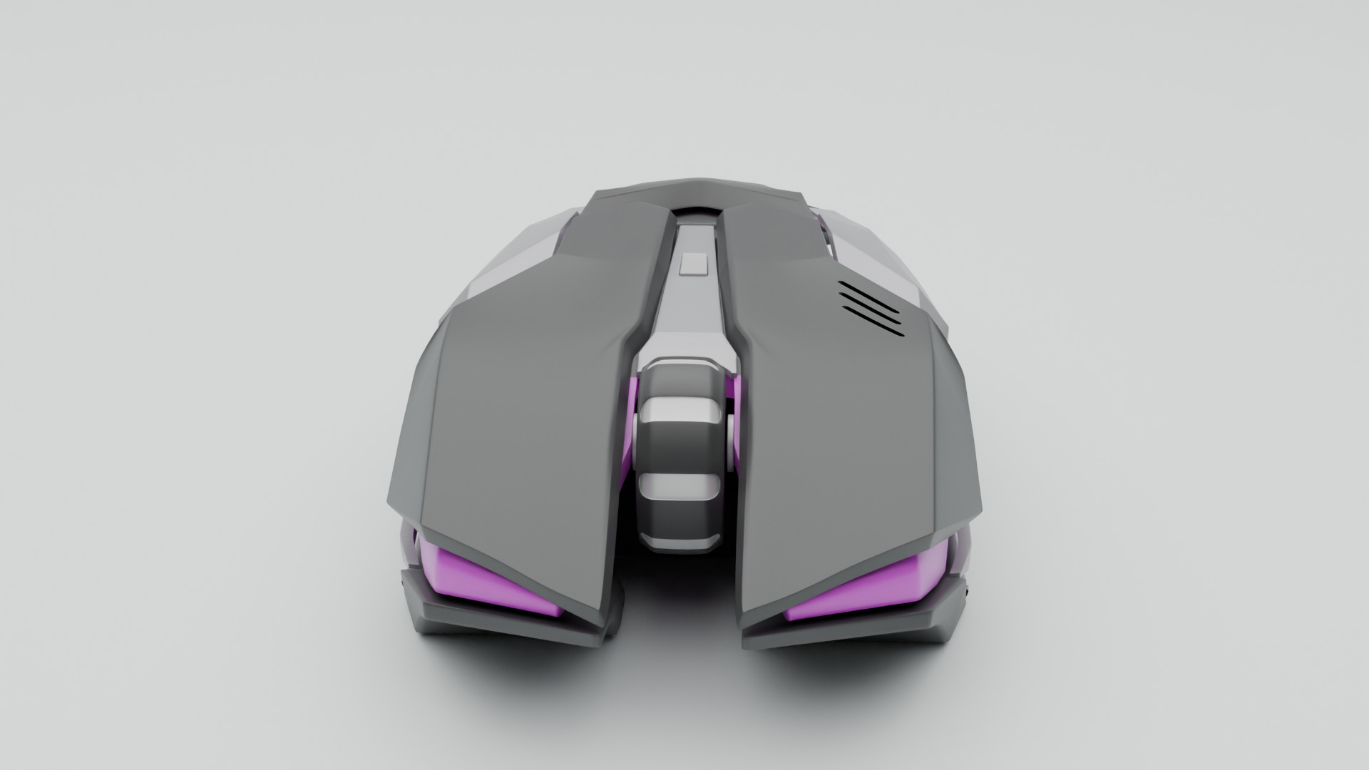 Wireless Mouse Low-poly 3D model_1
