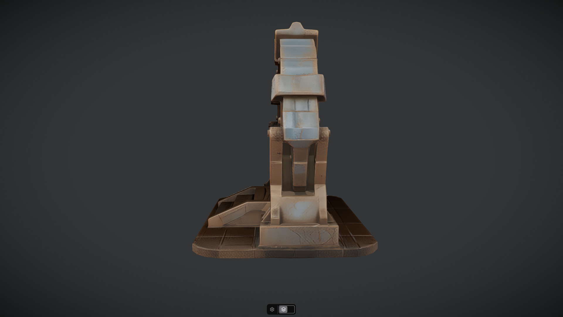 rusty portal 3D model_7