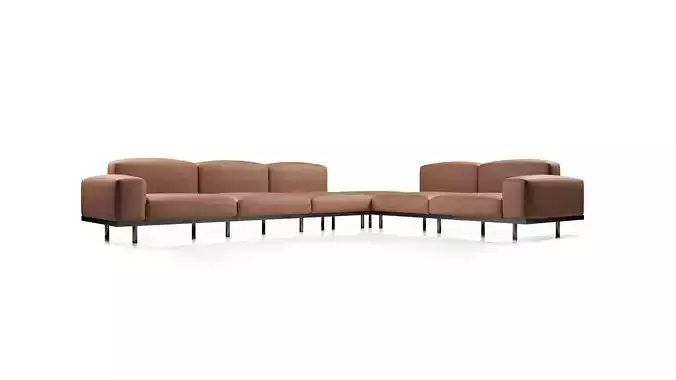ARFLEX NAVIGLIO N07 423 SOFA 3D model
