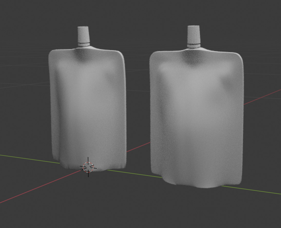 Eau de citron noir Hand and body cleansing gel refill lavatory 3D model_1