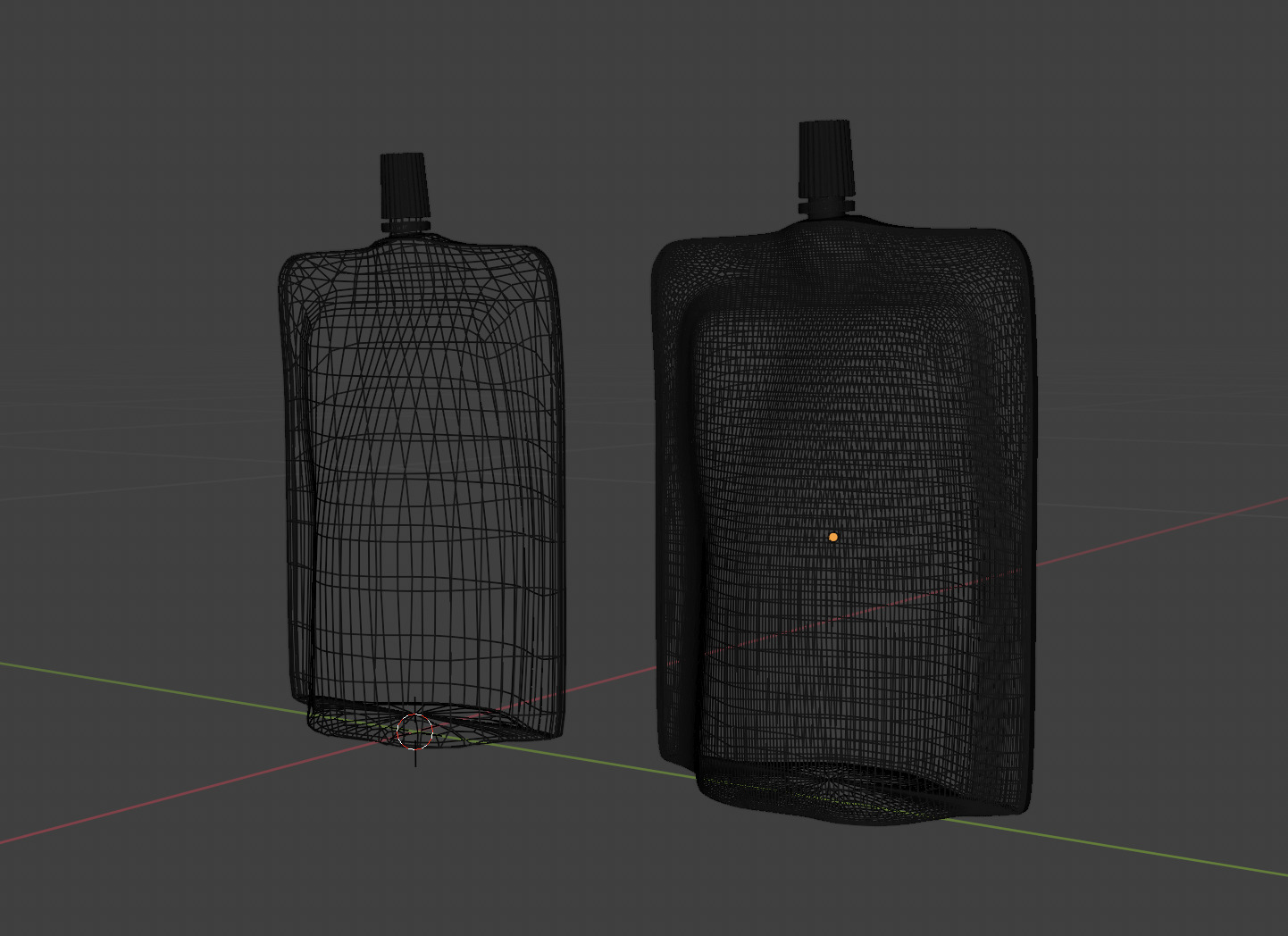 Eau de citron noir Hand and body cleansing gel refill lavatory 3D model_2