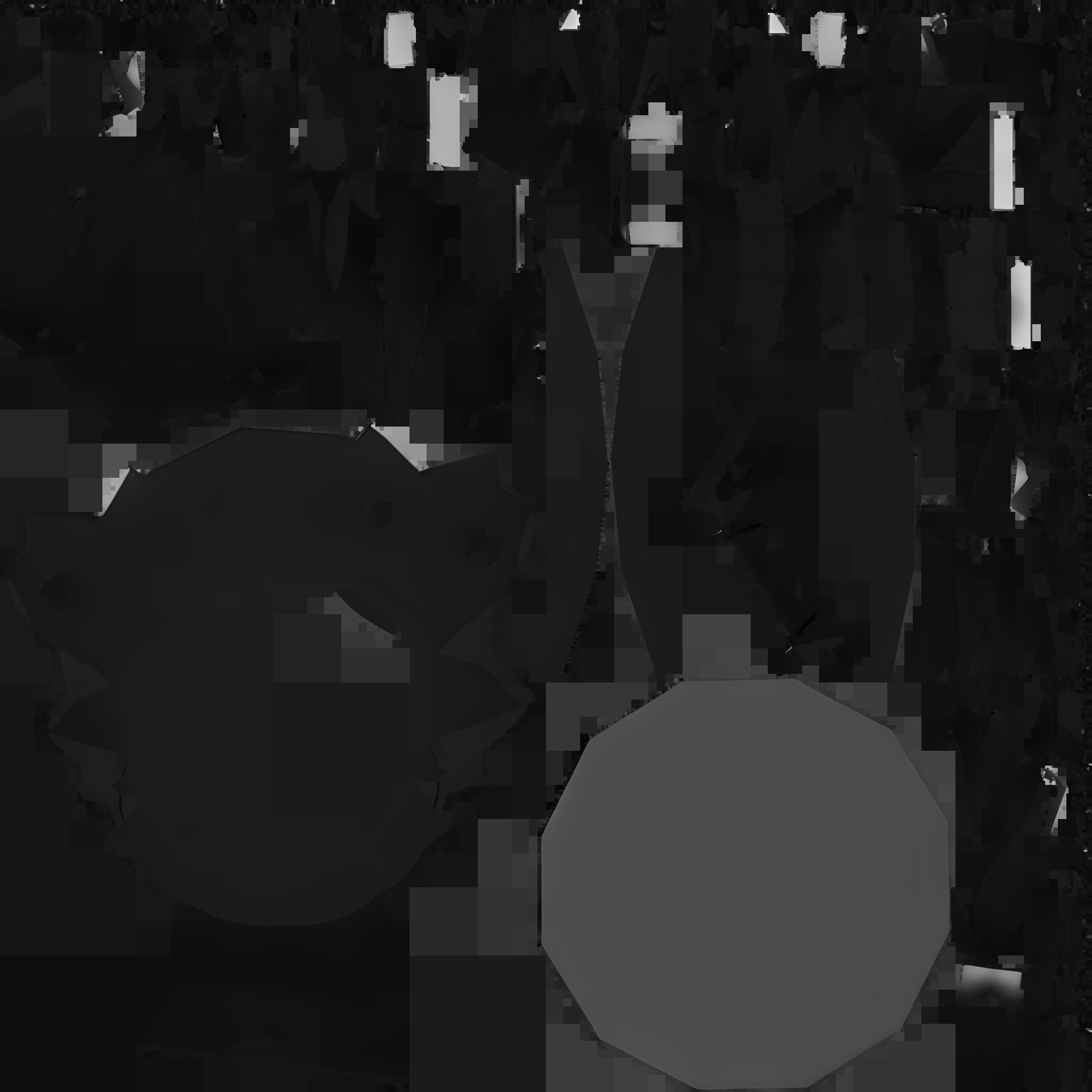 icy crystal portal with stairs 3D model_13