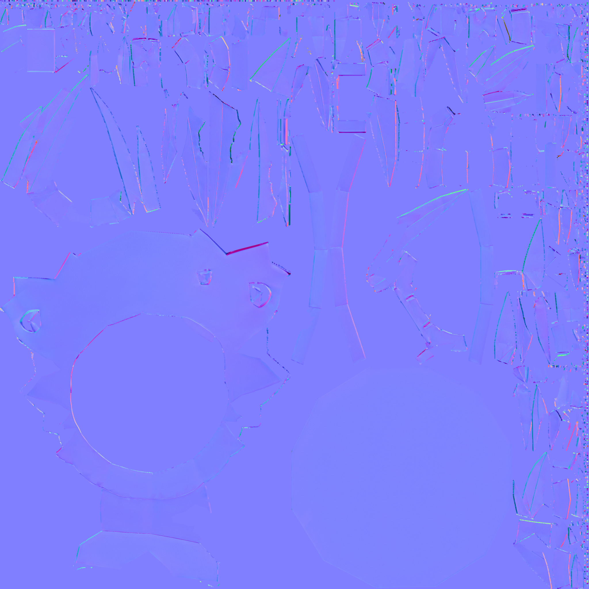 icy crystal portal with stairs 3D model_14