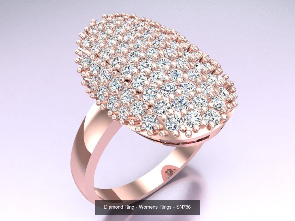 Collection 3d Ring Jewellery - 100 Womens Rings N20 _47