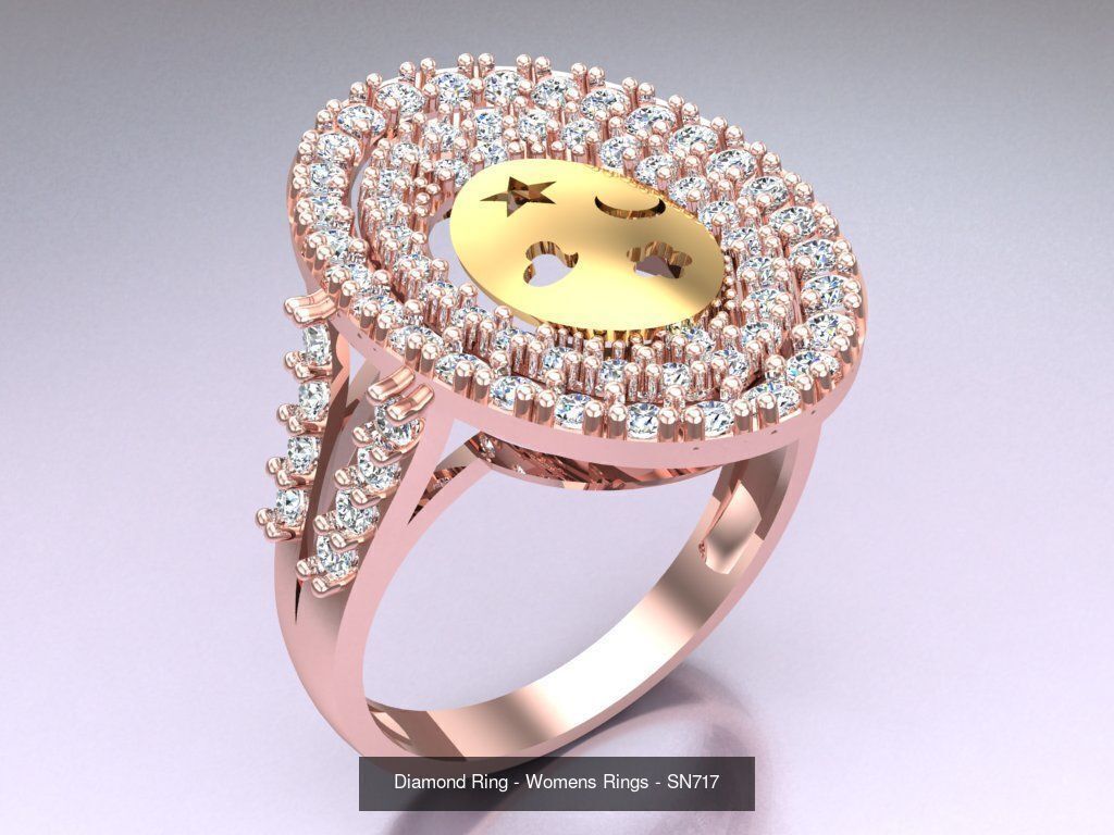 Collection 3d Ring Jewellery - 100 Womens Rings N20 _88
