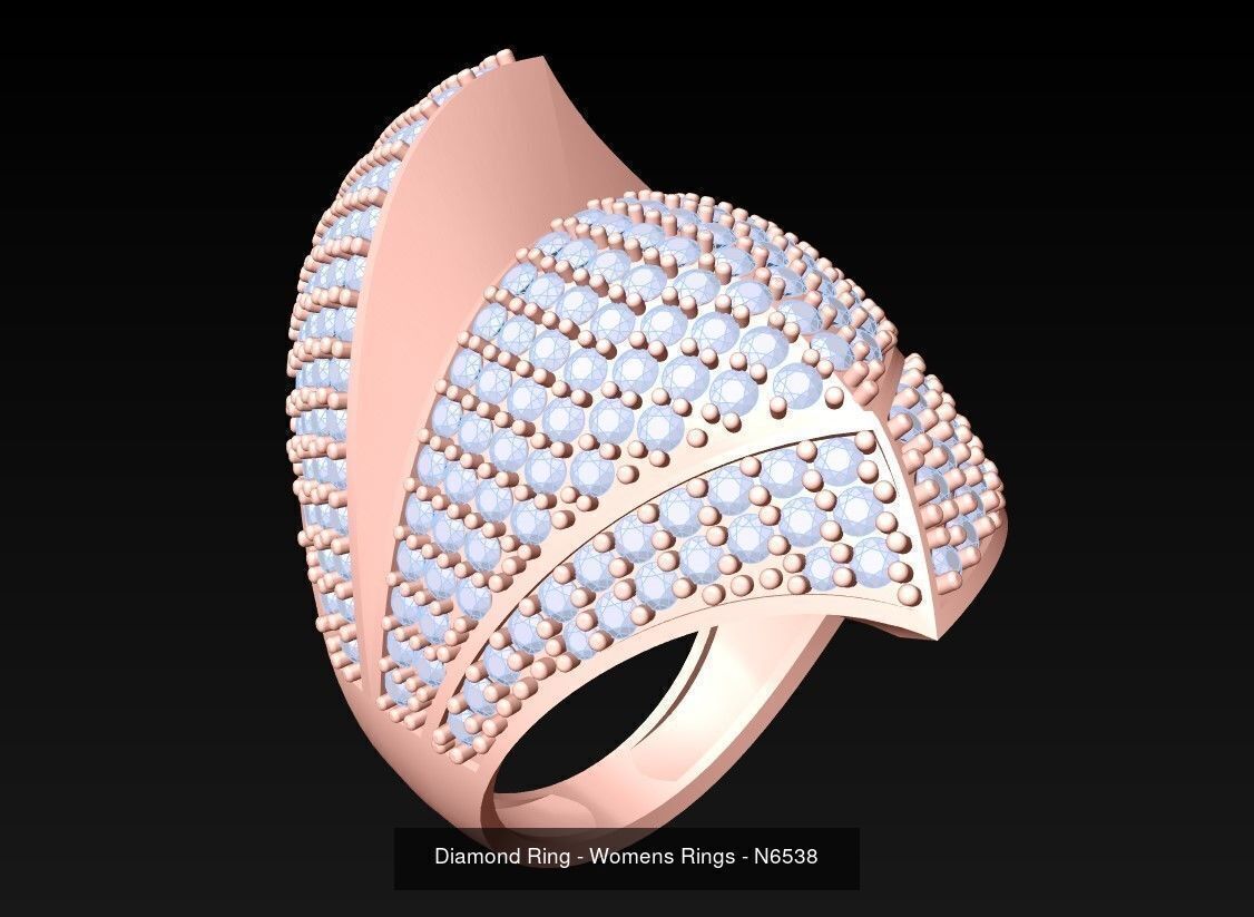 Collection 3d Ring Jewellery - 100 Womens Rings N20 _39