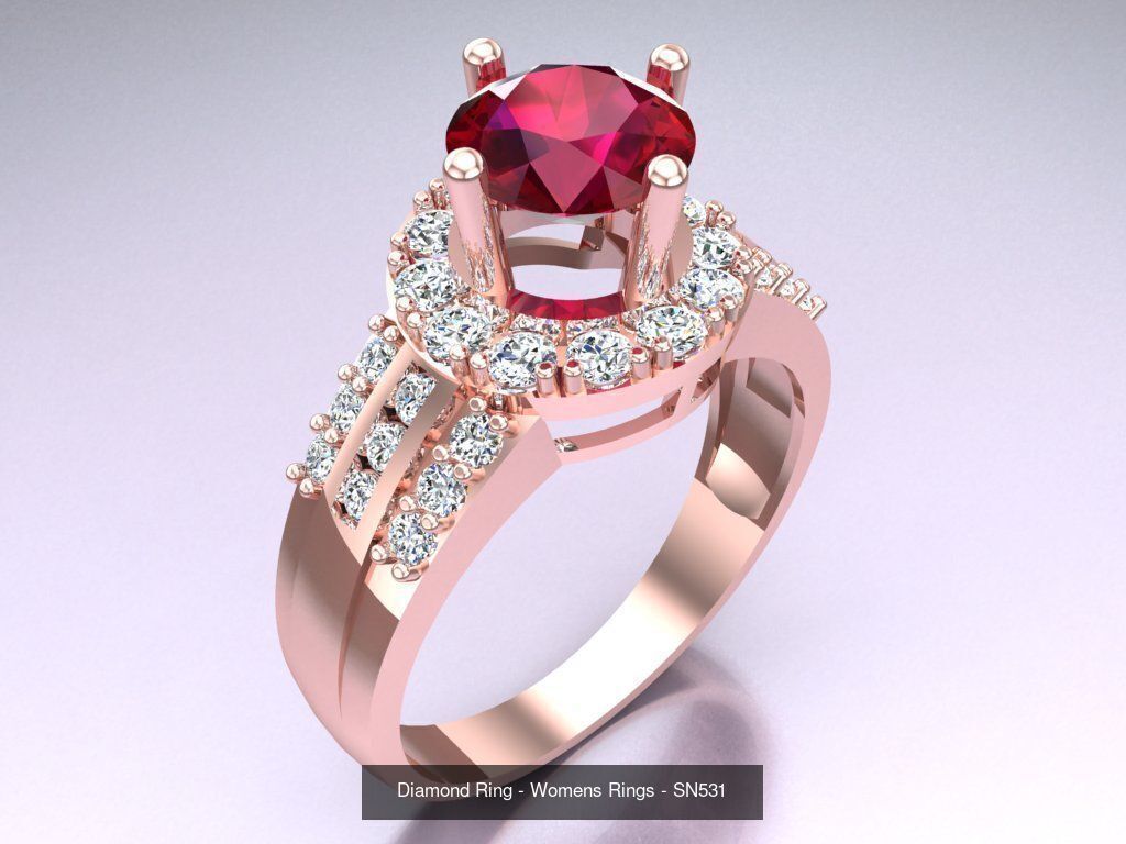 Collection 3d Ring Jewellery - 100 Womens Rings N20 _66