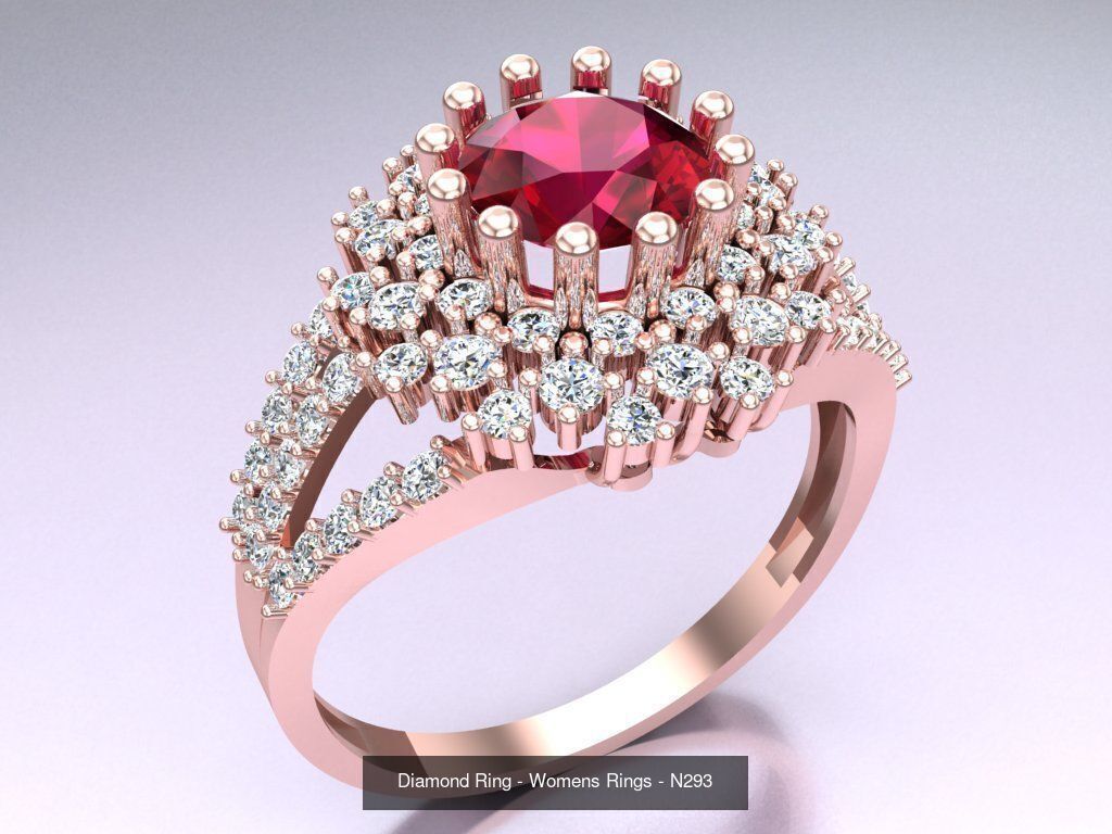Collection 3d Ring Jewellery - 100 Womens Rings N20 _23