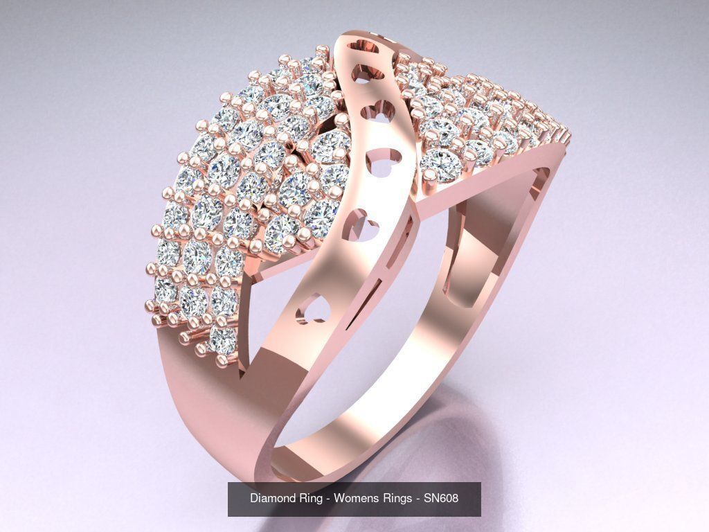 Collection 3d Ring Jewellery - 100 Womens Rings N20 _87