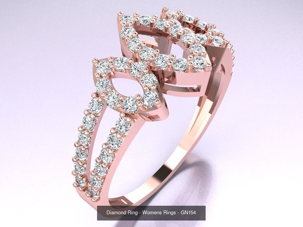 Collection 3d Ring Jewellery - 100 Womens Rings N20 _103