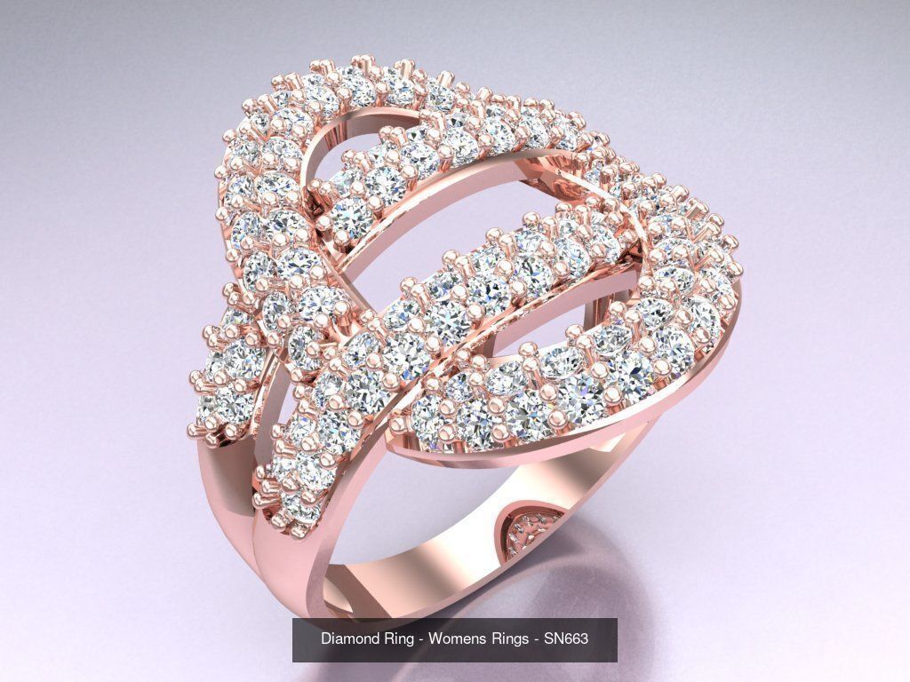 Collection 3d Ring Jewellery - 100 Womens Rings N20 _78