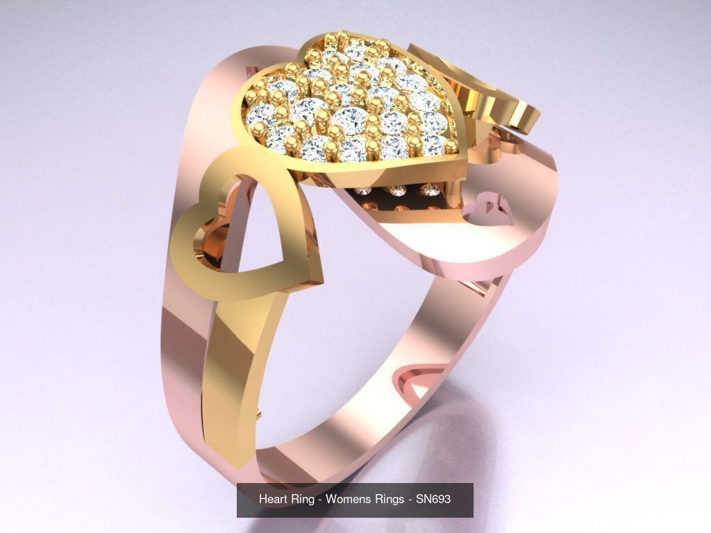 Collection 3d Ring Jewellery - 100 Womens Rings N20 _86
