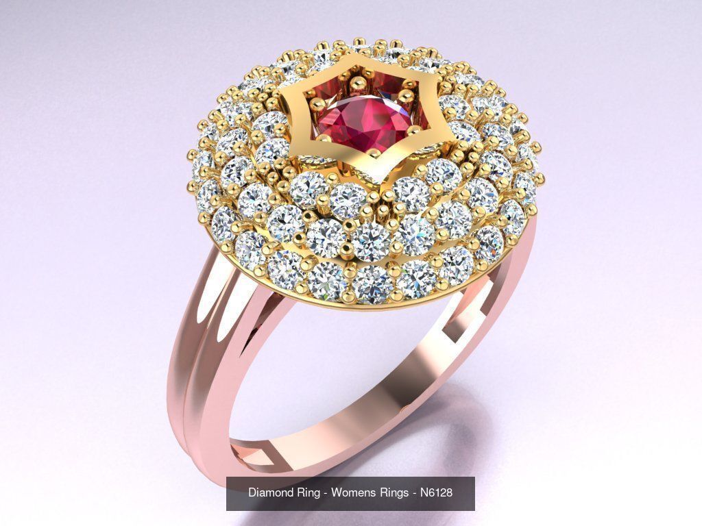 Collection 3d Ring Jewellery - 100 Womens Rings N20 _36