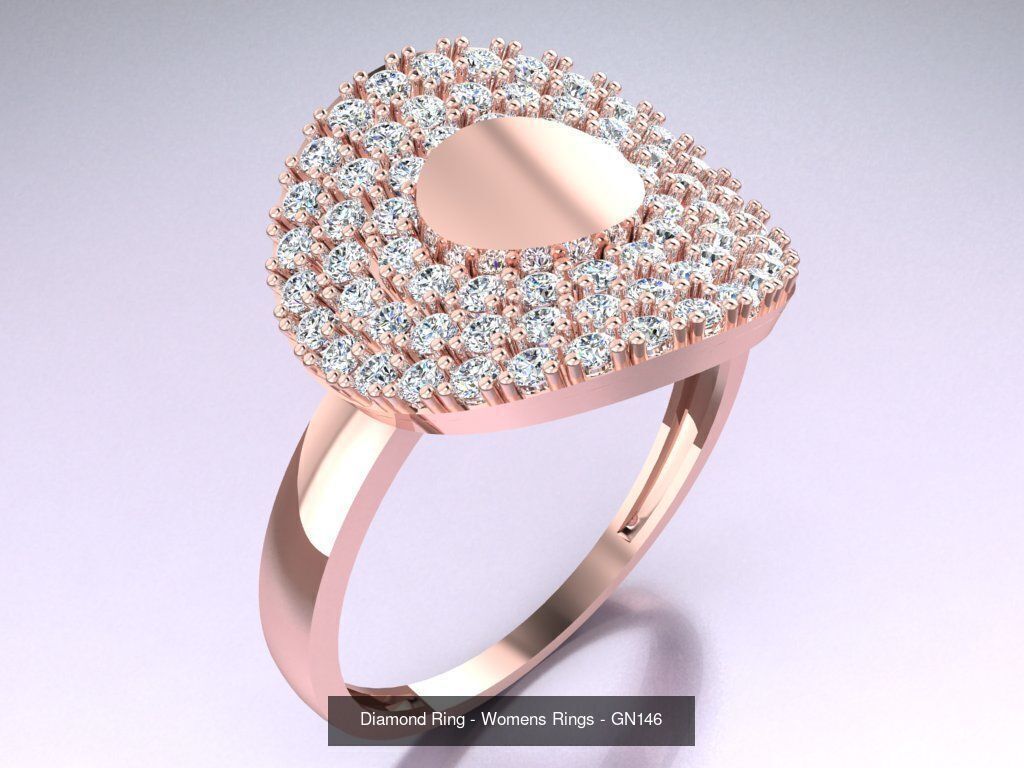 Collection 3d Ring Jewellery - 100 Womens Rings N20 _98