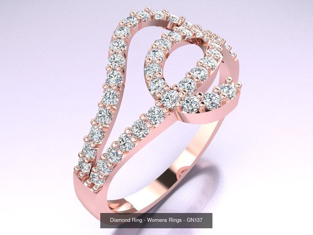 Collection 3d Ring Jewellery - 100 Womens Rings N20 _95
